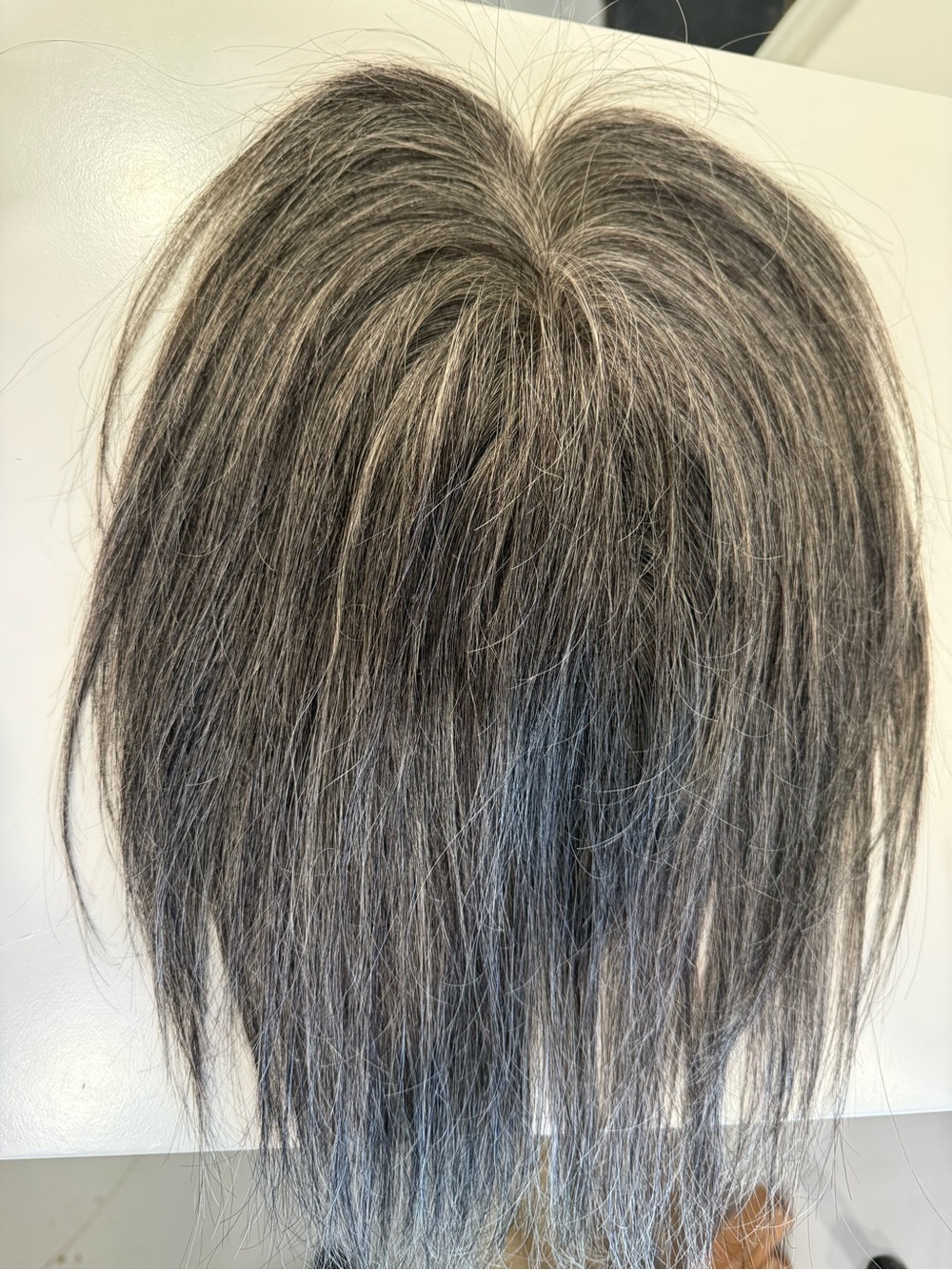 Gray Blend Women's Human hair topper